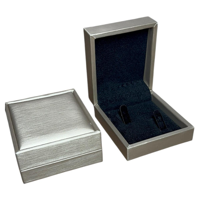 "Classy" Gold Faux Leather Ring Box (9 x 9 x 4)